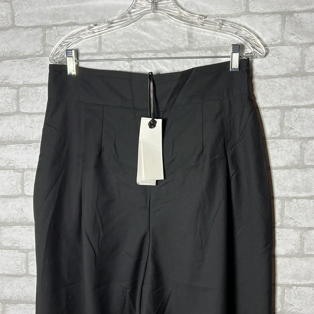 Lattlelier black high waisted pleated pants size xl - Picture 7 of 14